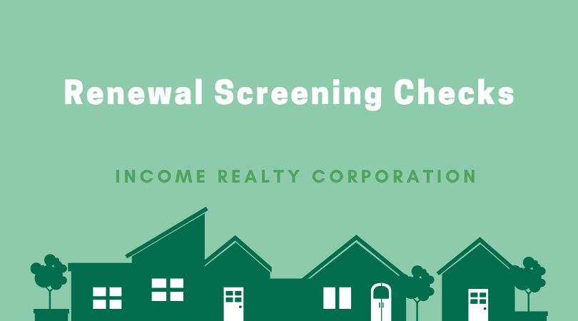 Renewal Screening Checks